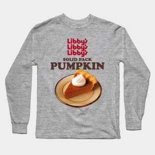 Libby's Solid Pack Pumpkin Long Sleeve T-Shirt